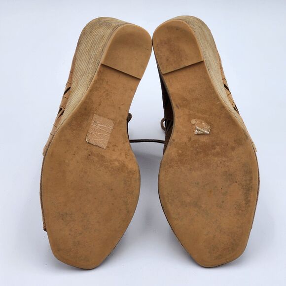 Jeffrey Campbell Rodillo-Hi Wedge Sandals Size 7.5 - Picture 7 of 9